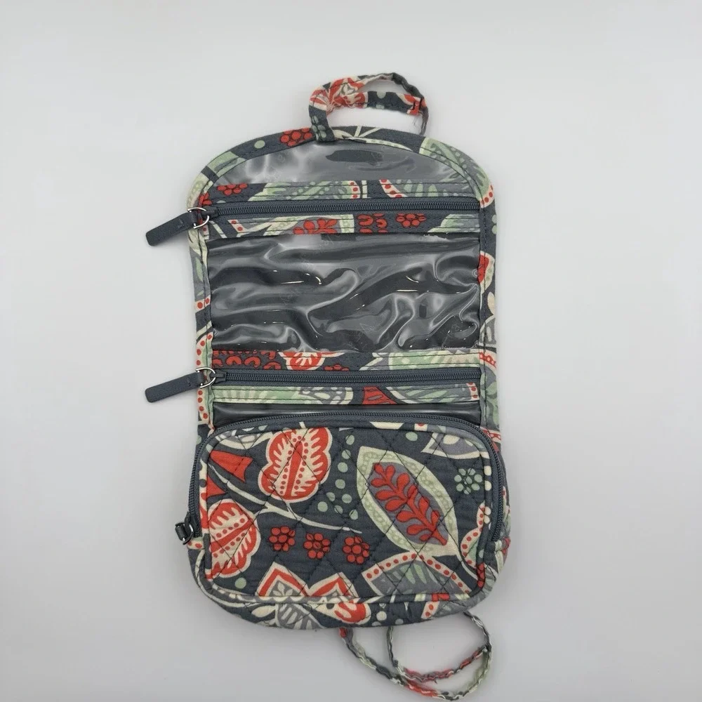 Vera Bradley NOMADIC FLORAL Small Travel Organizer Jewelry Cosmetic Bag